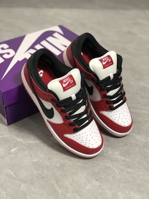 王一博同款纯原dunksb芝加哥低帮板鞋男女学生潮流aj气垫运动鞋 青