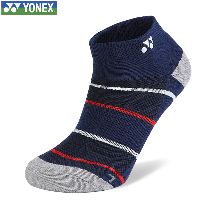 yonex尤尼克斯yy男女运动袜中低筒羽毛球袜子加厚毛巾袜男款145042bcr