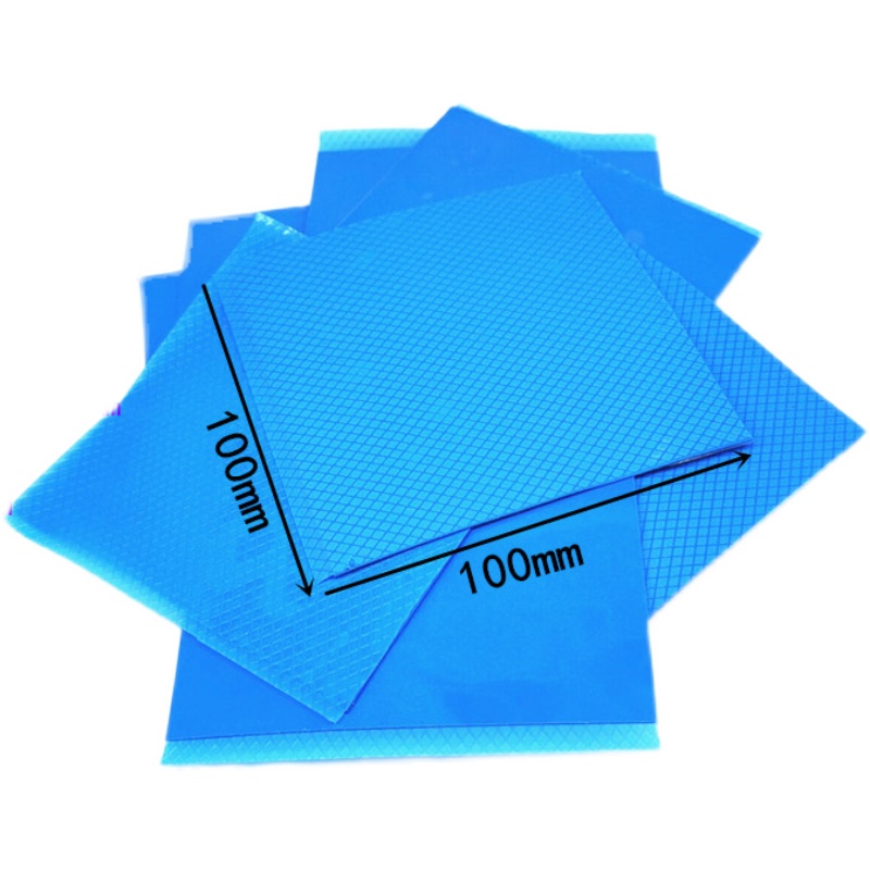 勿一导热硅胶片13w高导热硅胶垫cpu散热软硅胶垫100*100mm厚度0.