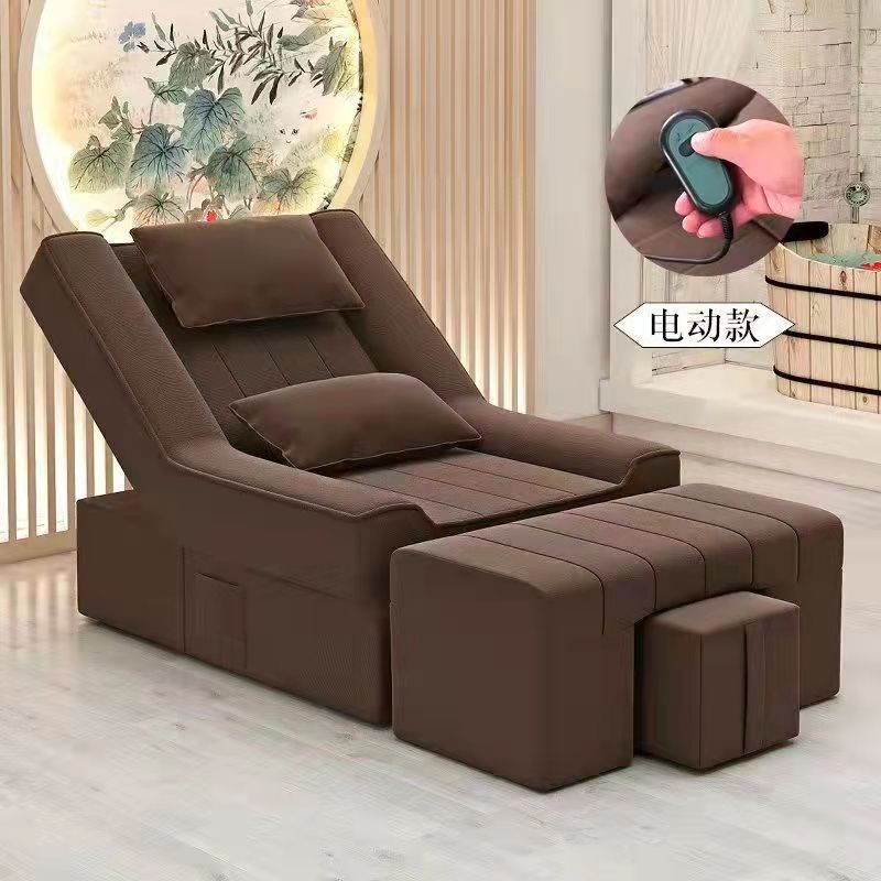 新yy家足疗按摩床沙发电动沐足躺椅桑拿足浴洗脚泡脚美甲采耳洗浴美容