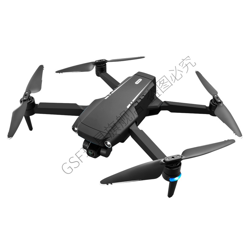 兽4无人机航拍器高清8遥控飞机定位追马蜂3  蓝色【索尼8k 照明灯