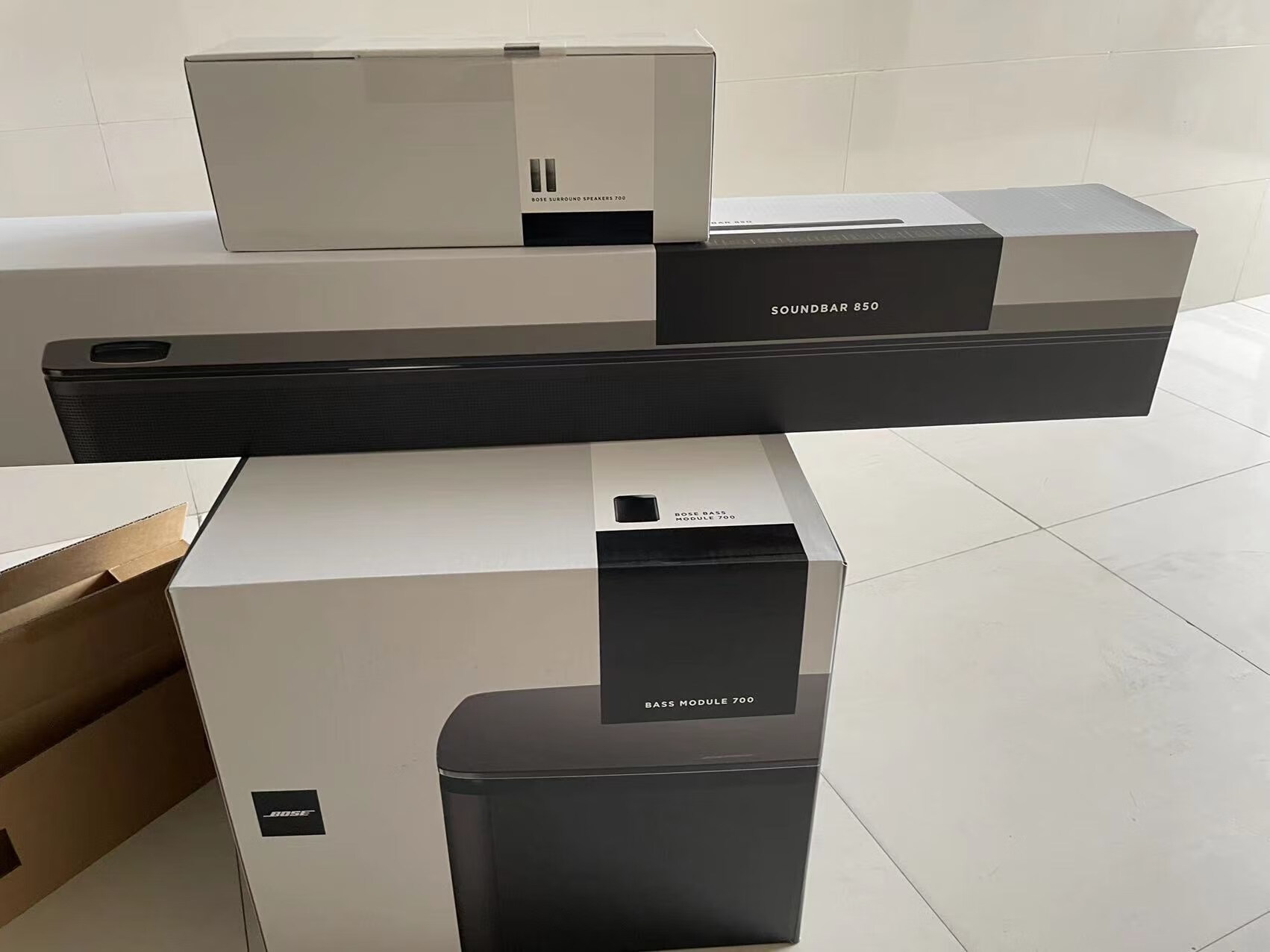 bose bose soundbar 850 回音壁 700低音箱 后环绕 蓝牙全景声家庭