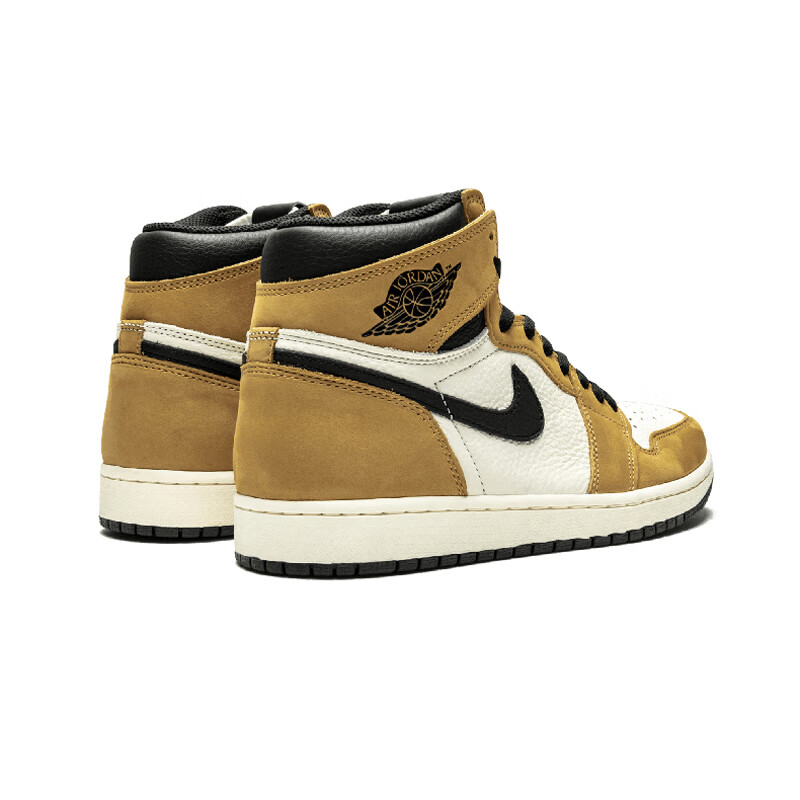 耐克(nike)jordan 1 aj1 喬1男子籃球鞋 555088 黃橙腳趾555088-118