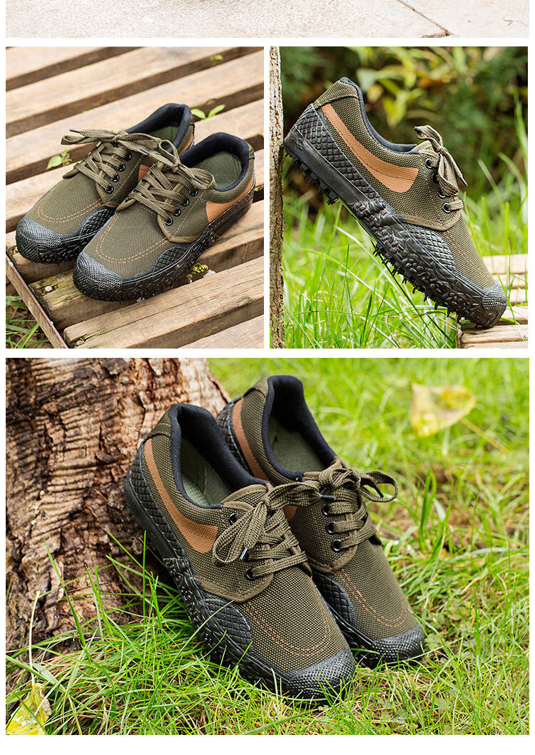 解放鞋男女黄球鞋劳动劳保鞋作训鞋军鞋迷彩农田建筑工地帆布胶鞋g