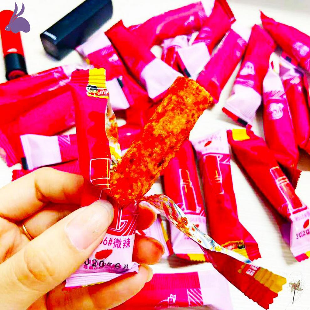 小辣媚口红辣条小辣妹大面筋独立包装麻辣散装儿时辣条五毛小辣眉小辣