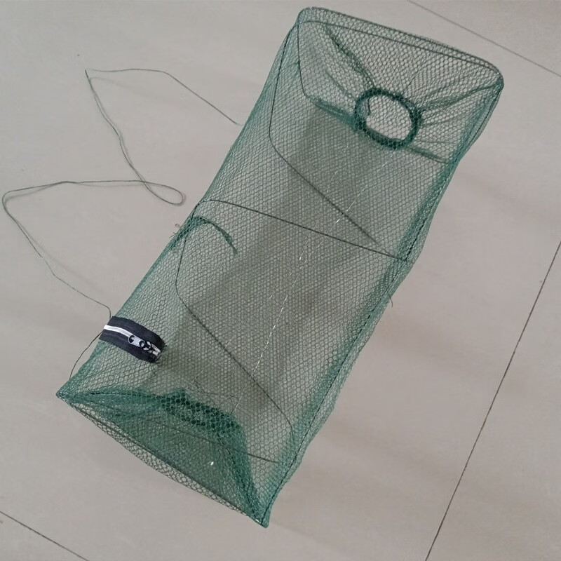 小虾笼捕虾网捕鱼笼小龙虾笼折叠虾网鱼笼虾篓渔网捕鱼网2145无包边