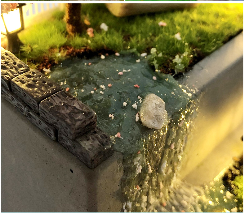 模型水景膏军事沙盘场景diy军事模型制作材料河流湖泊造景泥膏剂造水