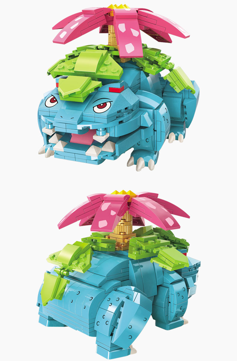 赟娅宝可梦精灵积木玩具手工立体3d拼装模型创意潮流桌面摆件送男孩