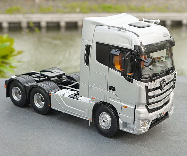 124福田原厂欧曼esta牵引车拖头est卡车模型牵引车车模欧曼esta金标