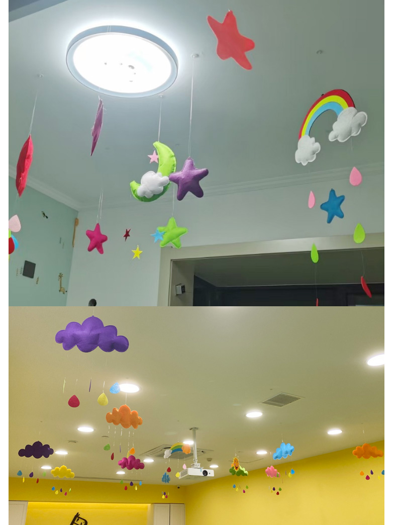 可狄幼儿园吊饰吊顶装饰品教室走廊屋顶悬挂物开学啦布置挂件空中挂饰