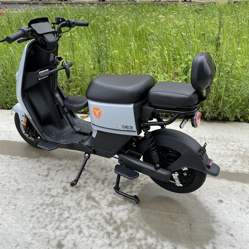 雅迪dt6电动车座套适用de3后坐垫脚踏dm3靠背dt6鞍座dm6座包载人后座