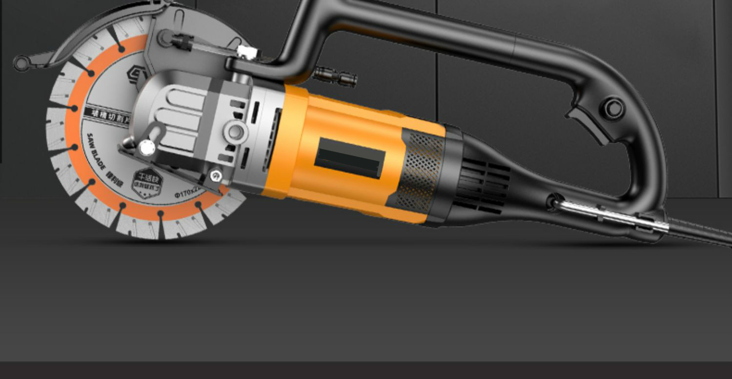 美国单片开槽机无尘墙面水电安装大功率手持线槽切割神器8139标配负载