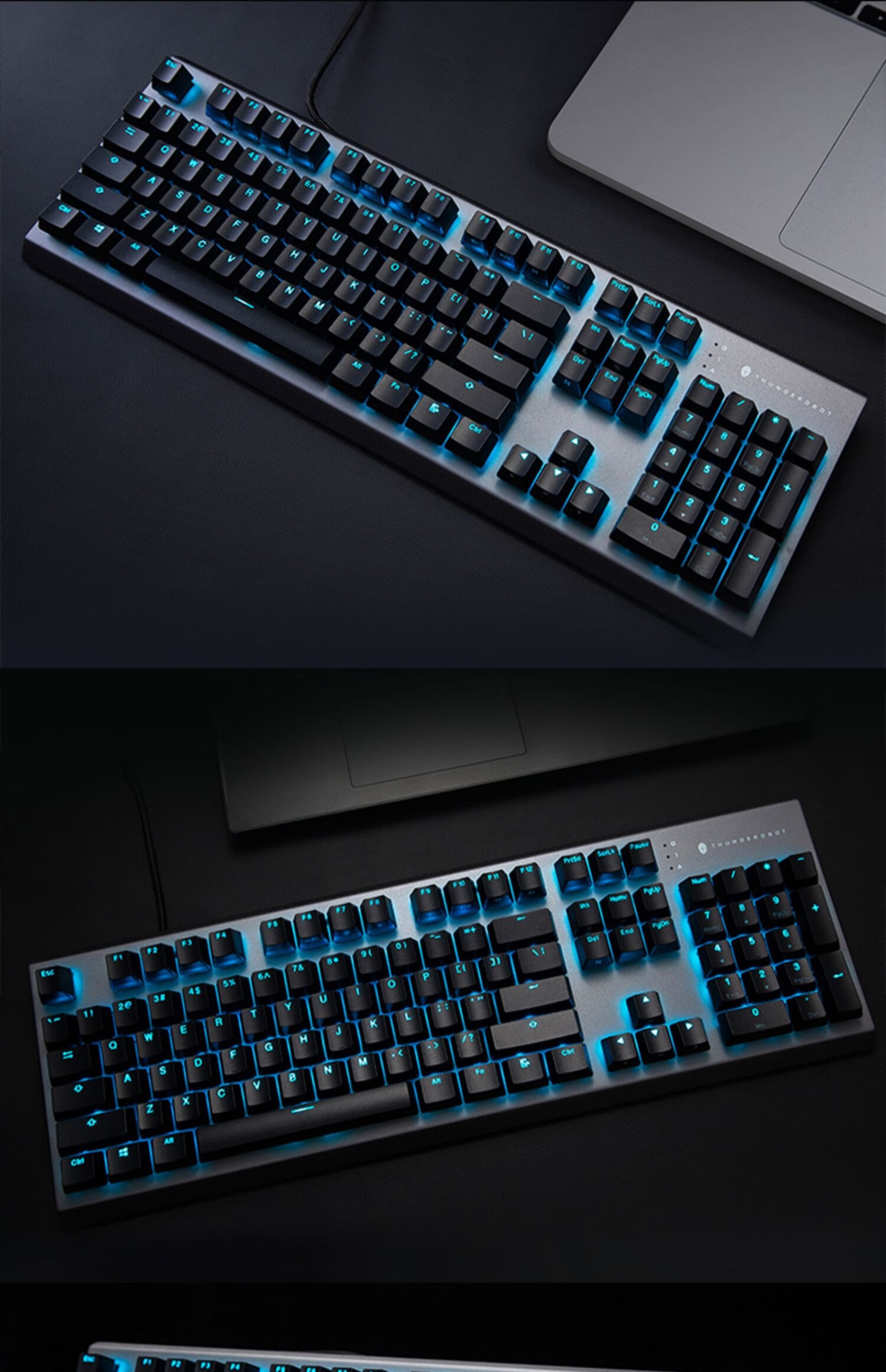 cherry kg5104机械键盘cherry樱桃轴电竞游戏青轴红轴茶轴金属有线 kg