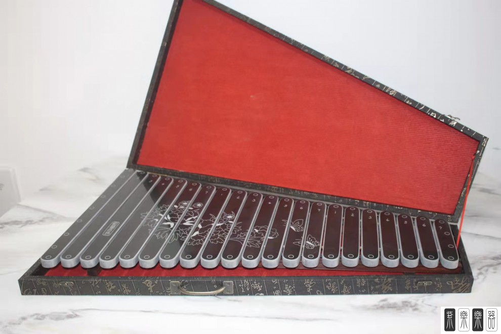 豪华款石琴石头琴锤子空灵琴初学者自学手弹打击乐器仿古浮雕石琴21音