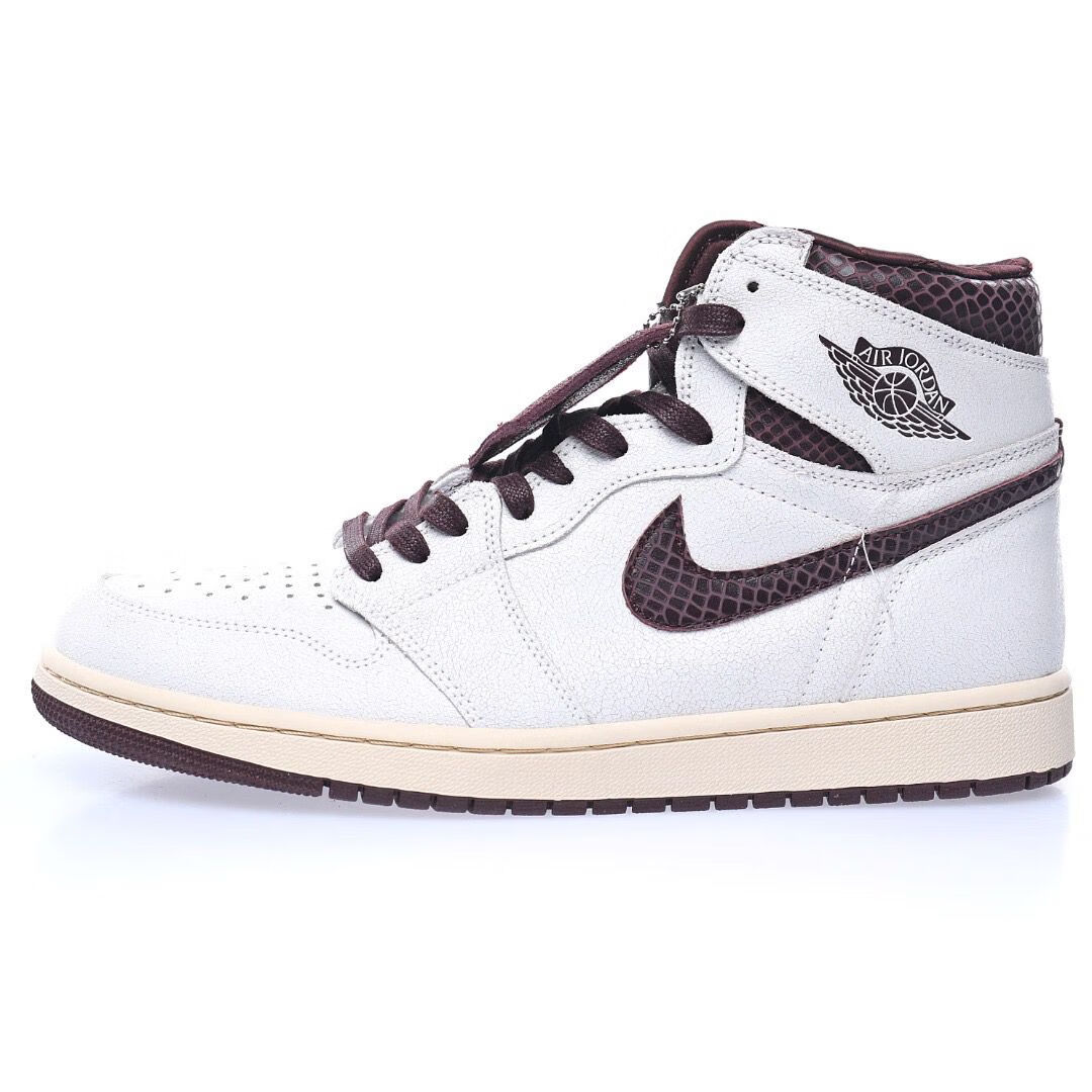 【官方旗舰】aj1retro high og "white sail/maroon"经典复古高帮球鞋