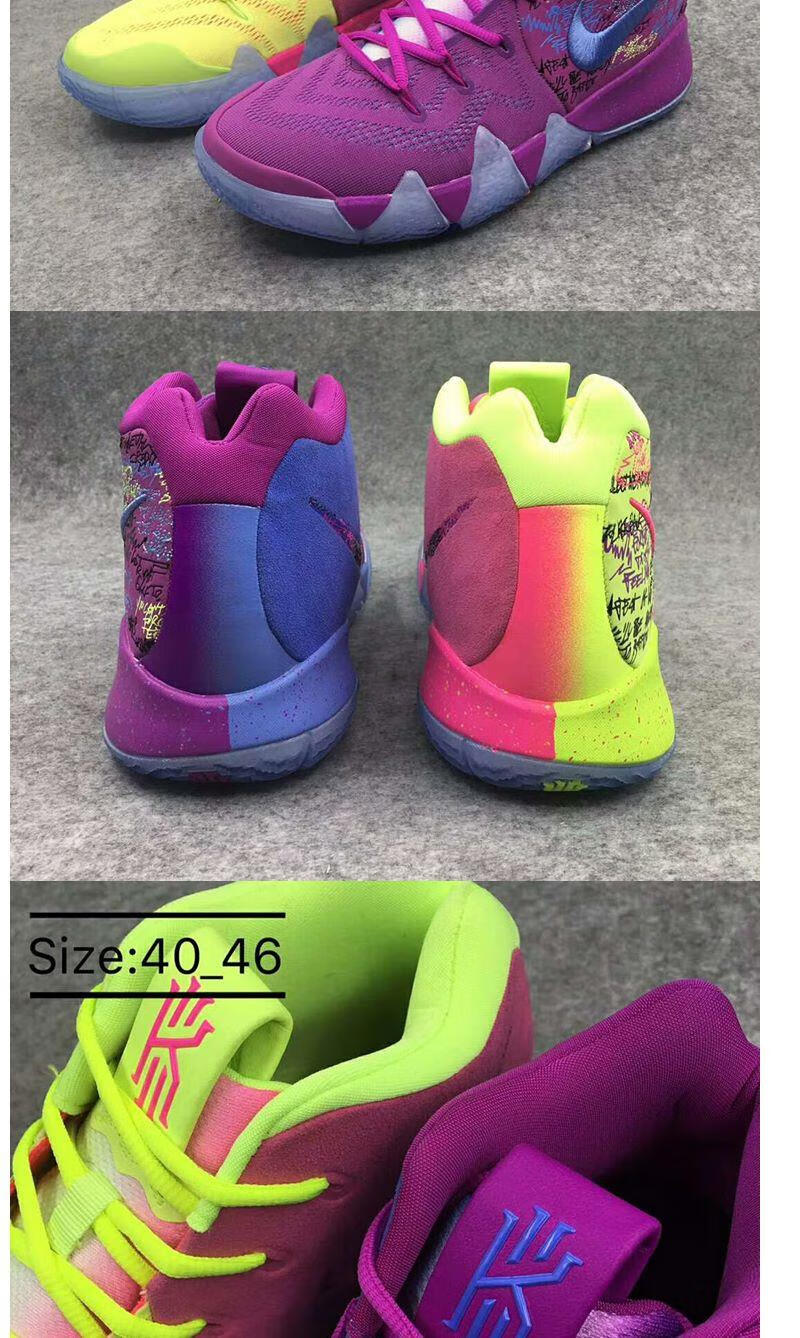 官方舰店kyrie3李小龙断勾黑白配色代彩紫鸳鸯篮球鞋691-900 红色 #1