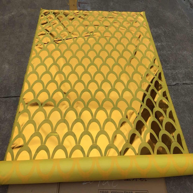 手工diy布料 烫金龙鳞龙布 牛津布龙鳞布 龙灯防水面料 红色