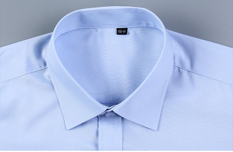 亨治(hengzhi)亨治 秋冬新款平纹白衬衣男女同款长袖衬衫免烫面试职业