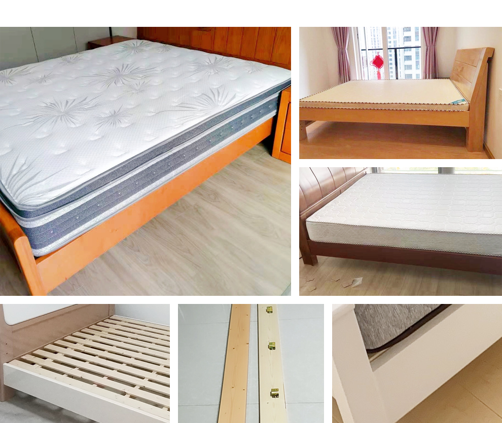 床边床母实木松木床梁床帮横梁床子板条支撑横梁床边框侧板配件 桉木