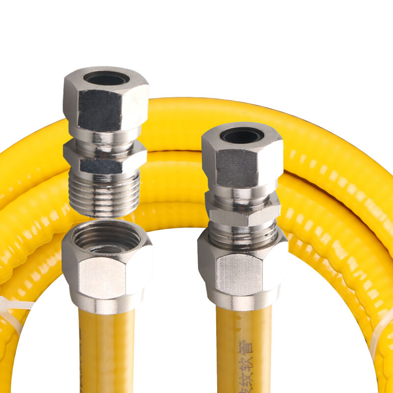 304不锈钢燃气管天然气管煤气管四分管预埋穿墙金属管波纹管 【0.