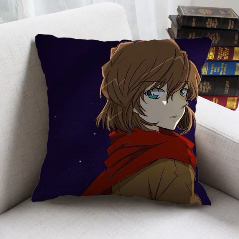 灰原哀抱枕 可定制动漫枕头双面名侦探柯南周边二次元靠枕靠垫生日