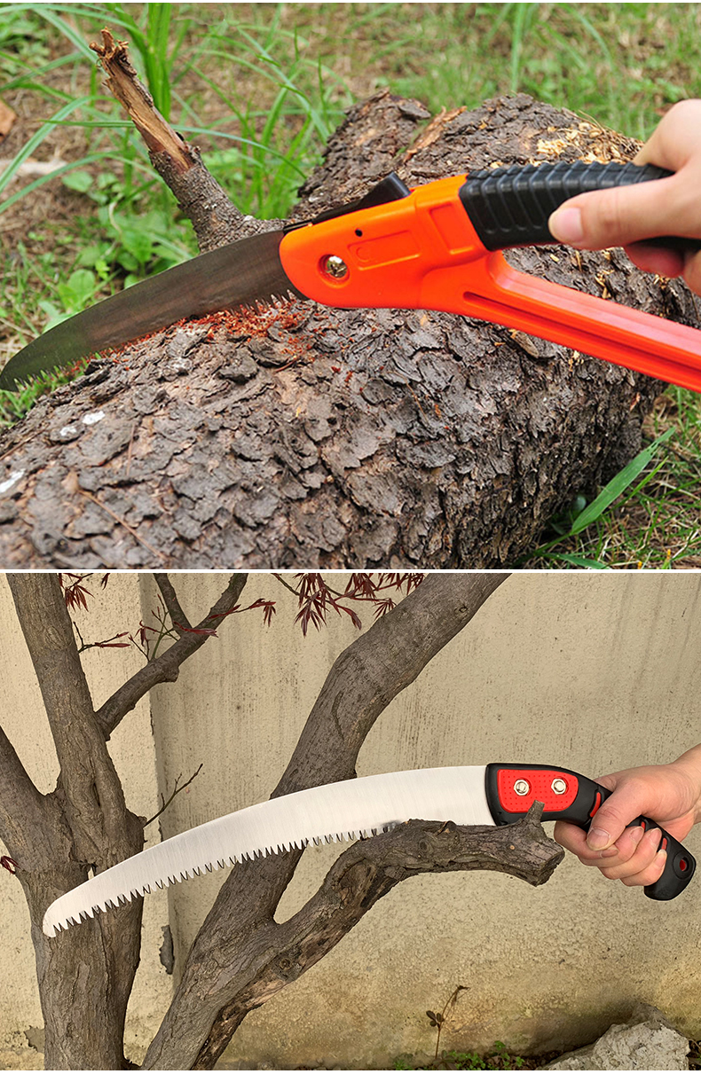 优乐芙yourlife折叠锯子锯树手拉锰钢锯家用小型锯便携木工锯伐木神器