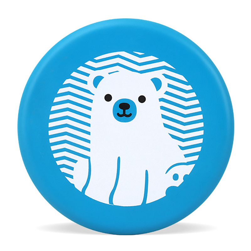 飞盘儿童软安全幼儿园手抛卡通飞碟泡沫子户外运动玩具男女硅胶 爬树