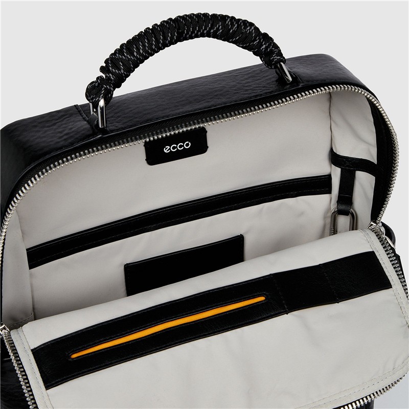 ecco男包时尚休闲牛皮大容量包包手提斜挎包9105942黑色90000