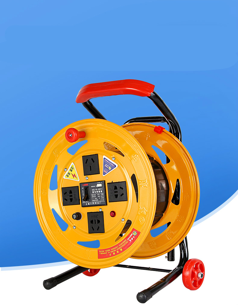 移动电缆盘线滚子绕线盘空盘卷线盘线缆盘拖线盘线轴电线盘收线器 a款