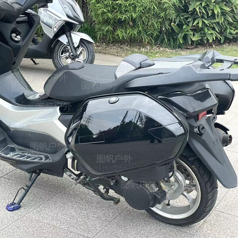 天鹰ts150边箱天鹰ts150改装边箱摩托车侧边箱踏板车挂箱 无损 天鹰ts