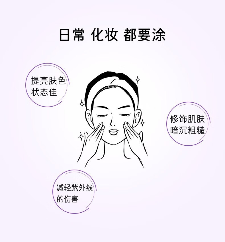 兰芝（LANEIGE）兰芝隔离霜乳遮瑕防晒三合一滋润保湿提亮肤色紫色绿色妆前打底 紫罗兰 1瓶30ml改善暗沉
