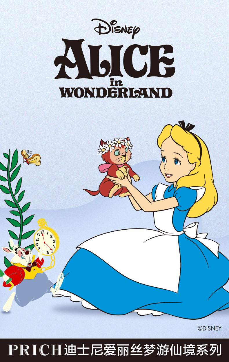 prich爱丽丝系列2022春季新款时尚休闲套头卡通设计长袖卫衣39象牙白