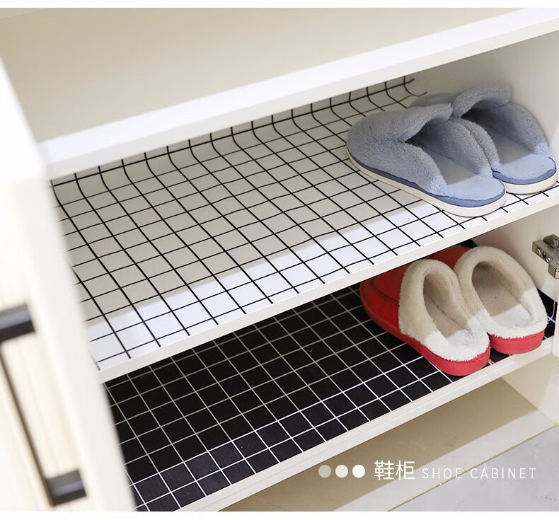 酷颜抽屉垫纸无胶家用柜子鞋柜衣柜垫子可裁剪防潮防霉厨房橱柜防污防