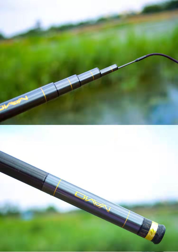 明伦钓具官方 名伦无极大物鱼竿12h19调黑坑碳素鲫鲤鱼竿综合台钓手杆