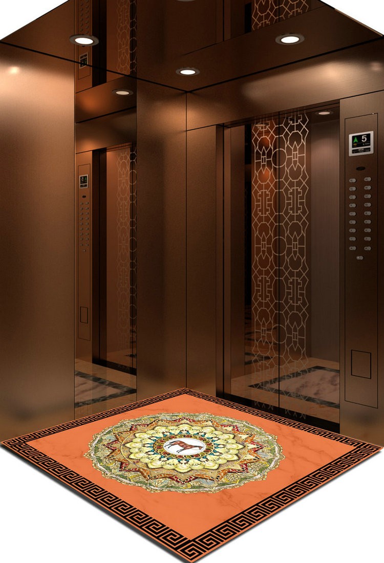 电梯地毯pvclogo电梯家用商用电梯垫大理石纹酒店电梯毯 a
