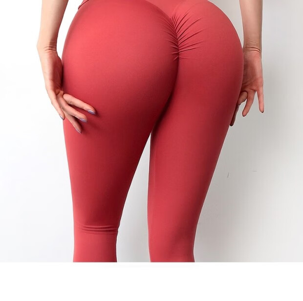 拉链开裆部免脱瑜伽裤裸感显阴长短健美裤女开档开裆k裤女打外野裤女