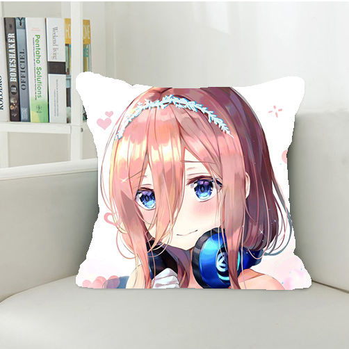 中野三玖抱枕 五等分的花嫁抱枕二次元动漫周边靠枕个性生日礼物枕头