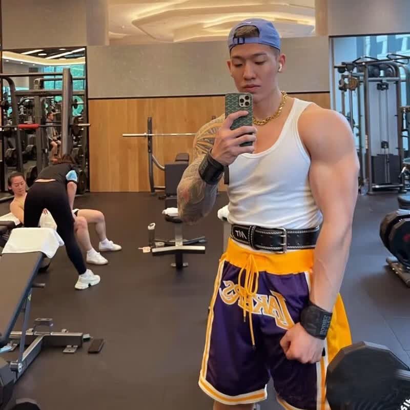耿浩伦加粗螺纹白色背心男紧身肌肉健身吸汗打底速度与9 酒红色 100棉