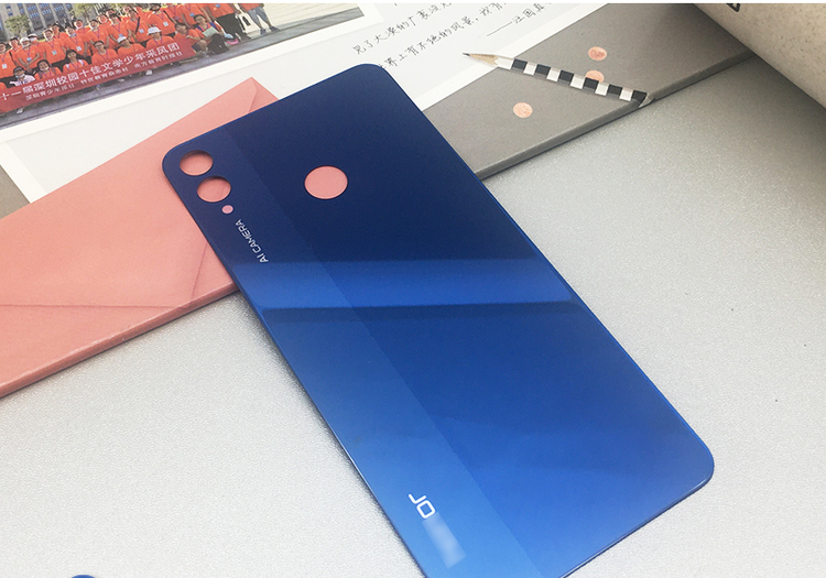 潮颖适用于荣耀8x后盖玻璃 8x手机电池盖honor8x后盖后屏后背 荣耀8x