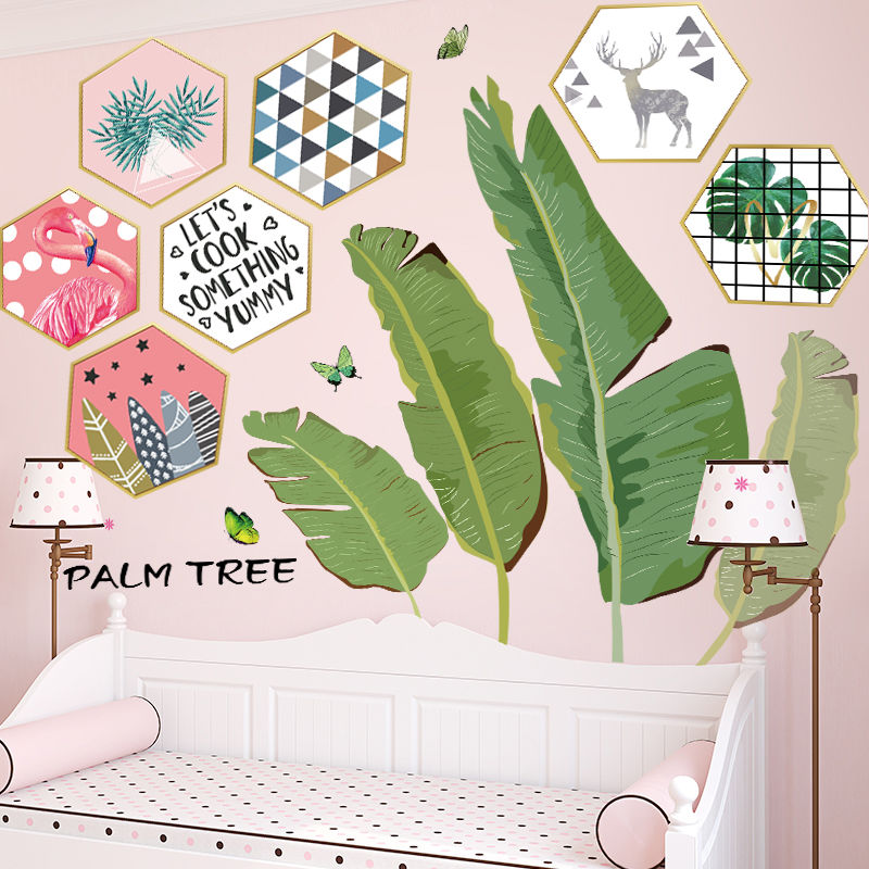 壁纸贴画背景墙装饰品墙纸自粘卧室网红房间装饰品少女心温馨画宿舍