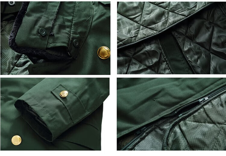 冬季加厚防寒棉大衣男新式长款大衣常规棉服温区大衣防寒棉衣冷库