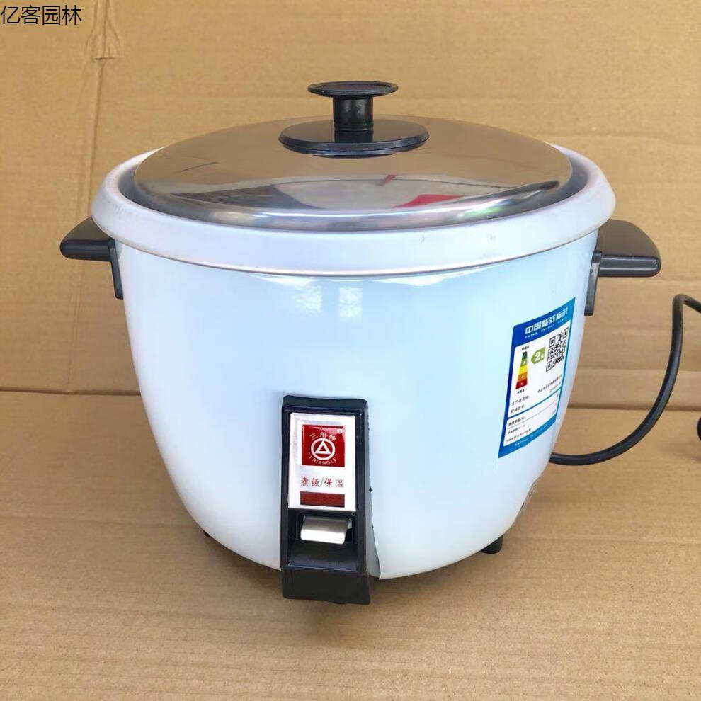 三角牌家用電飯煲迷你型12人大容量老式鋁膽迷你電飯鍋商用6l950w610