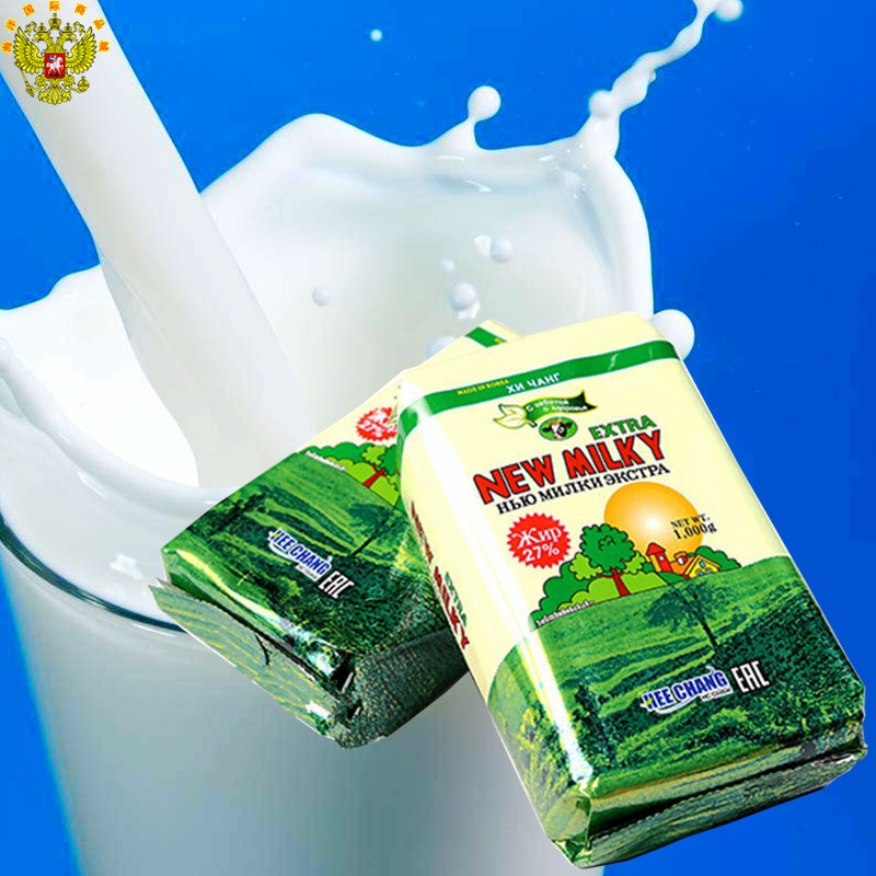 上海可发南韩奶油粉原装进口中老年植物奶粉俄罗斯烘焙原料1000g4袋