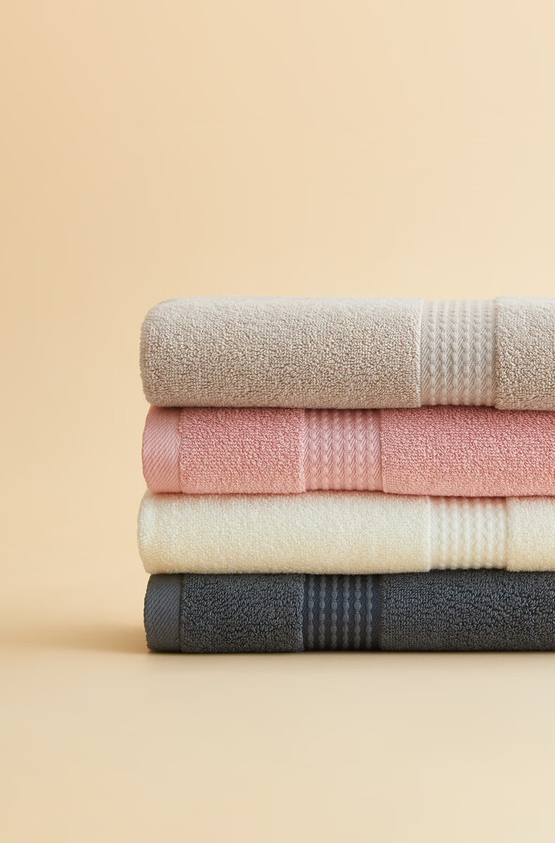 日本hoyo精梳丝光棉毛巾棉吸水男女通用独立包装 樱若