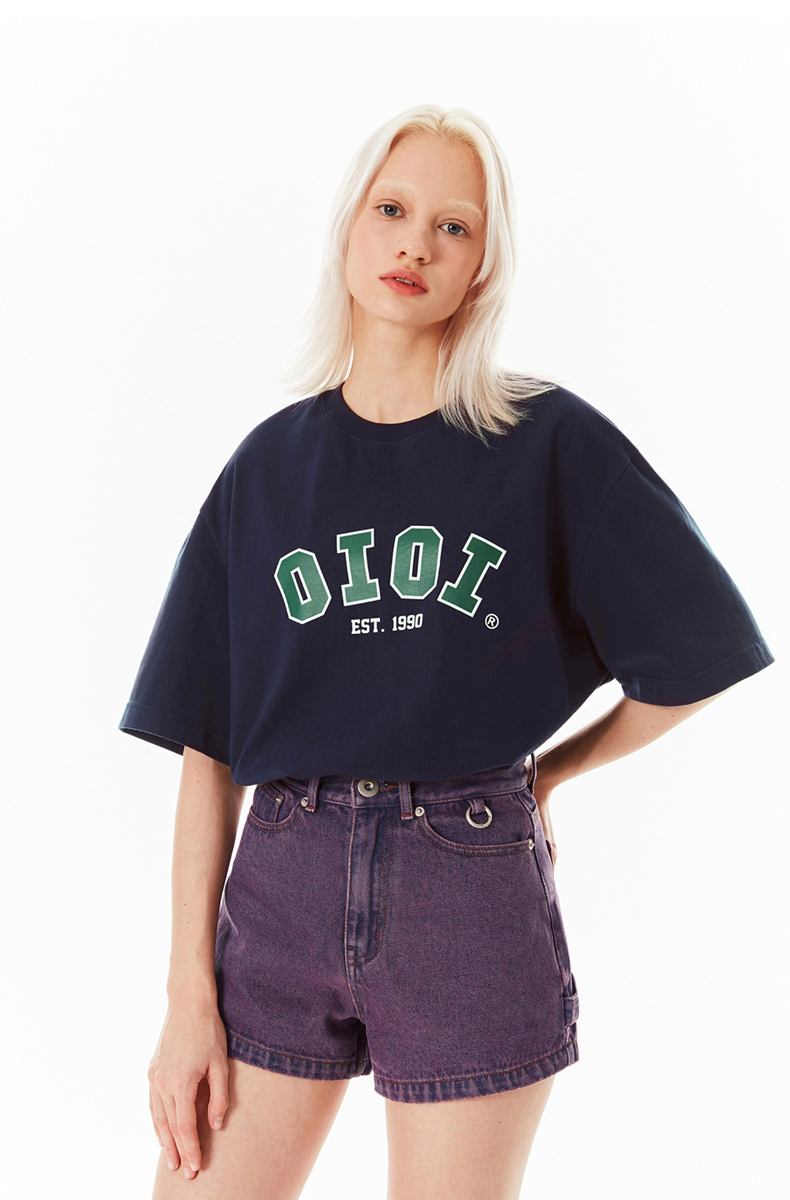 【正确版本】韩国潮牌5252oioi短袖t恤圆领纯棉女夏季ioio学生oioit正