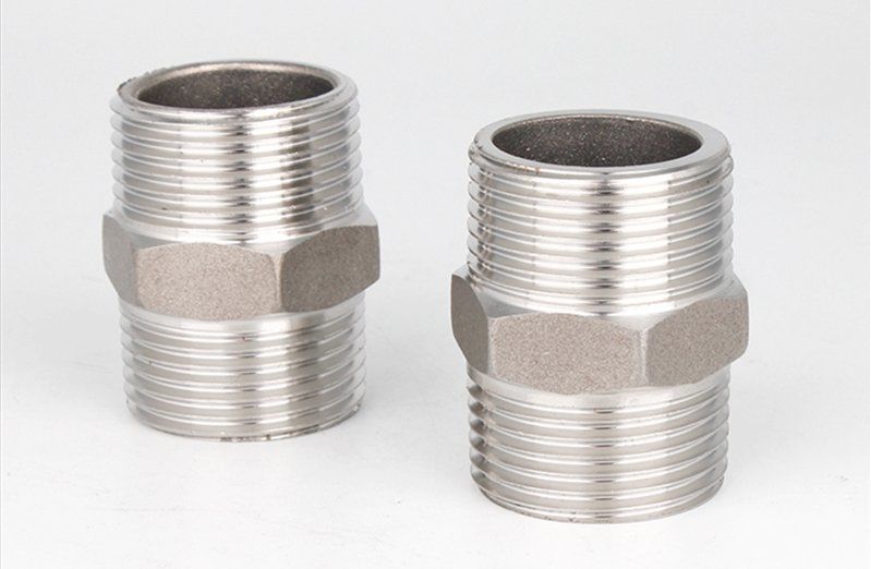 惠利得 304不锈钢六角对丝直接外丝直接四分六分一寸外牙直接对丝 4分