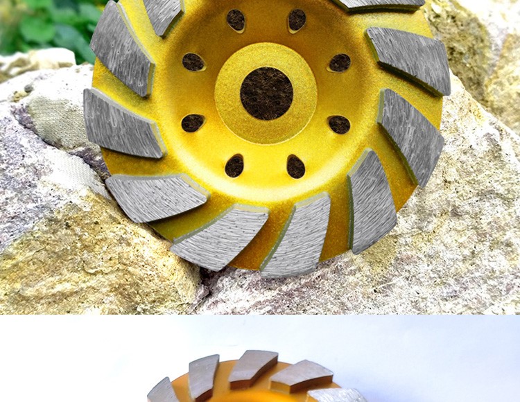 定制定制金刚石碗磨盘混凝土水泥墙面磨光机打磨片大理石材砂轮角磨机