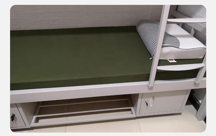 高密度中硬款和硬款军绿色学生宿舍上下床铺单人军训家用海绵床垫