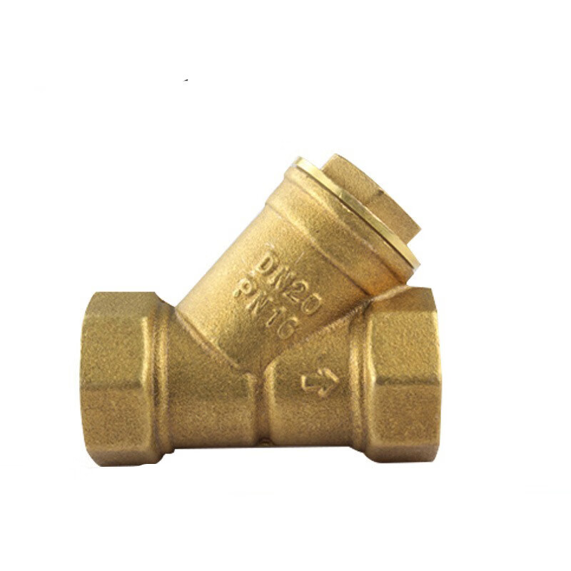 锐普铜加厚内丝y型过滤器4分206分251寸32ppr水管水表前置过滤精品