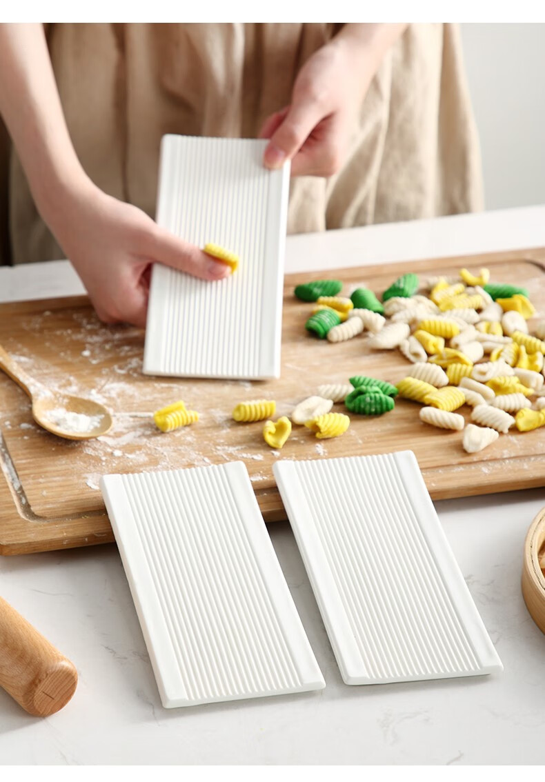 陶瓷麻食板家用搓麻食神器猫耳朵面食模具搓面板案板麻食子搓板 麻食